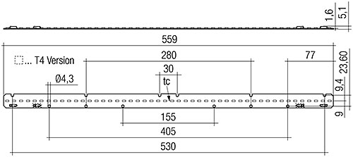 24x560mm 2400lm 830 2T ADV, LED Linear Modules 28001491  Tridonic LLE